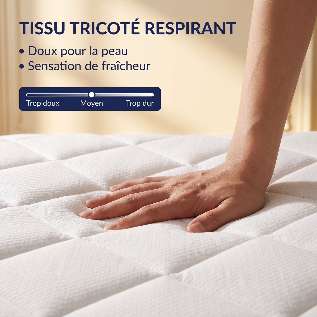 Matelas à mémoire de forme L'Original, literie Dormel