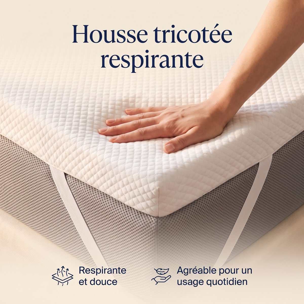 Surmatelas ferme Le Tonique, literie Dormel