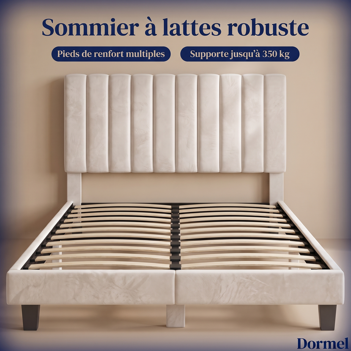 Lit Le Cosy Dormel, de 140x190 à 180x200