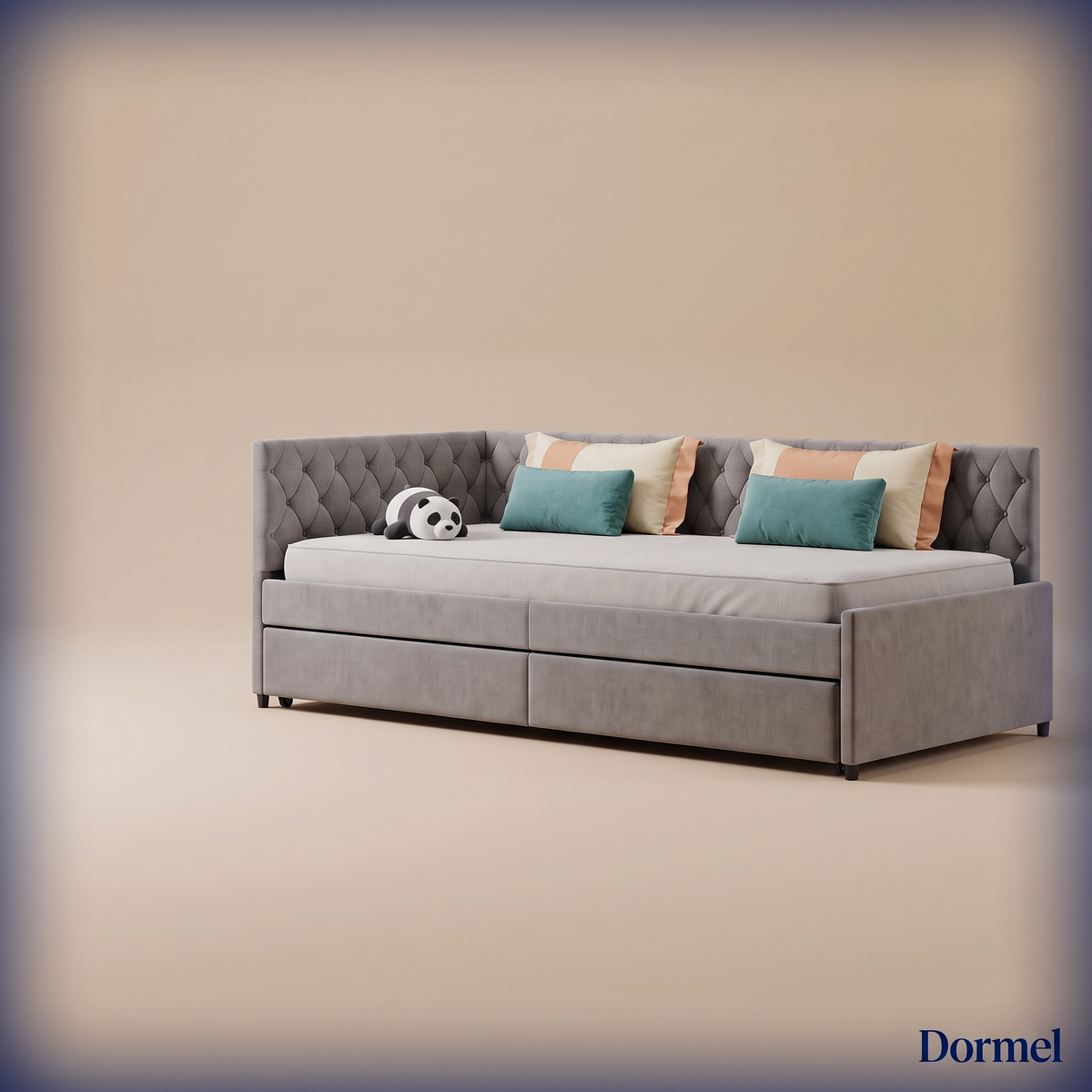 Lit gigogne Le Duo de Dormel, second couchage escamotable