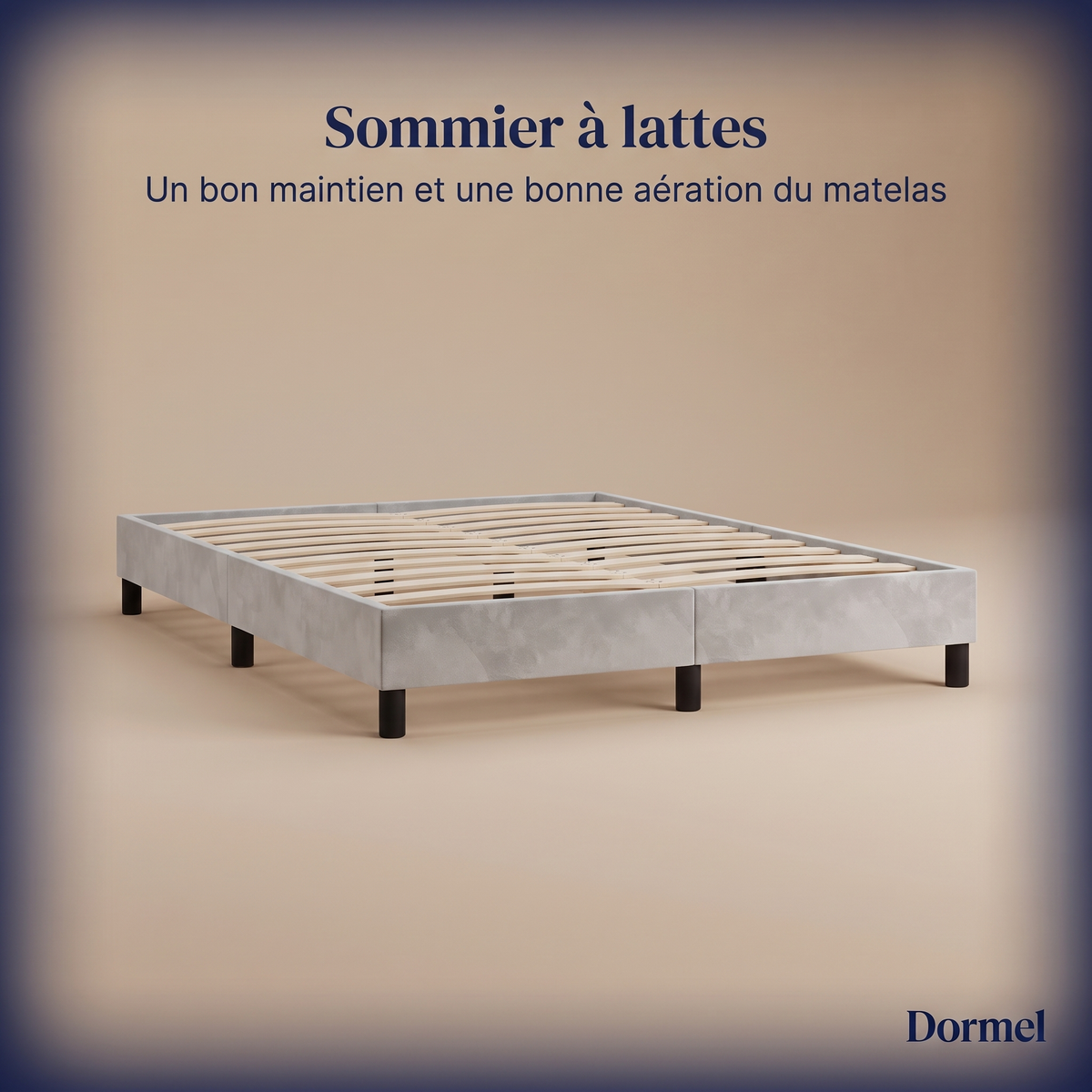 Sommier tapissier Le Socle, literie Dormel