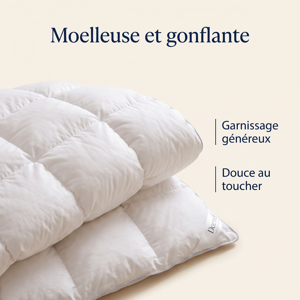 Couette 4 saisons La Polyvalente, literie Dormel